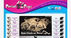 Desktop Screenshot of portaldospugs.com.br